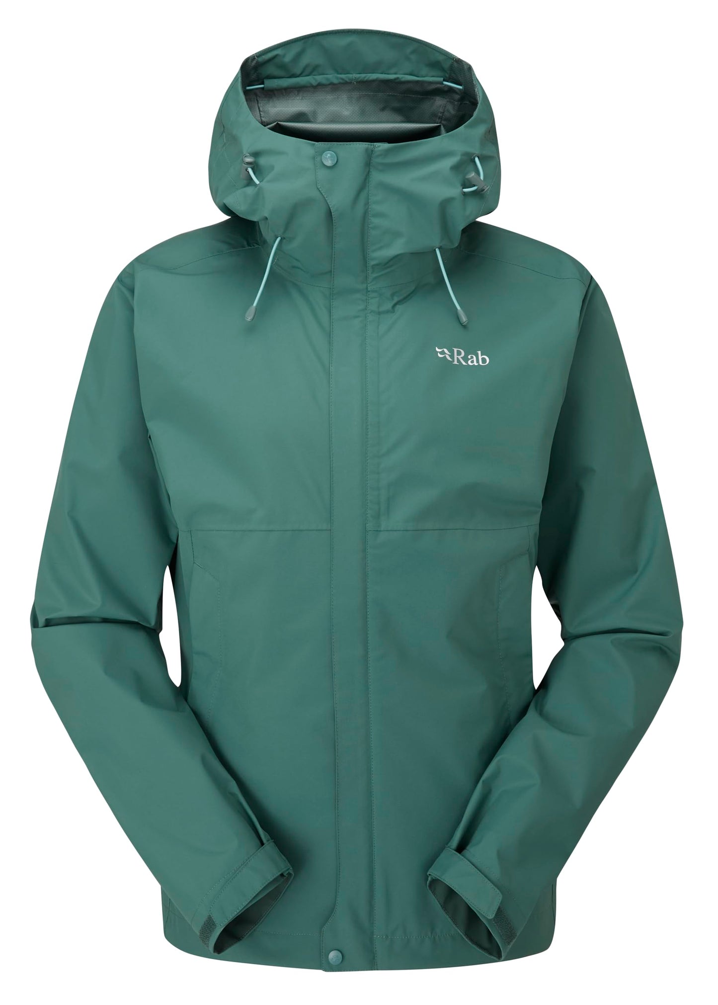 Rab Women's Downpour Eco Waterproof Breathable Jacket for Hiking, Trekking, & Climbing