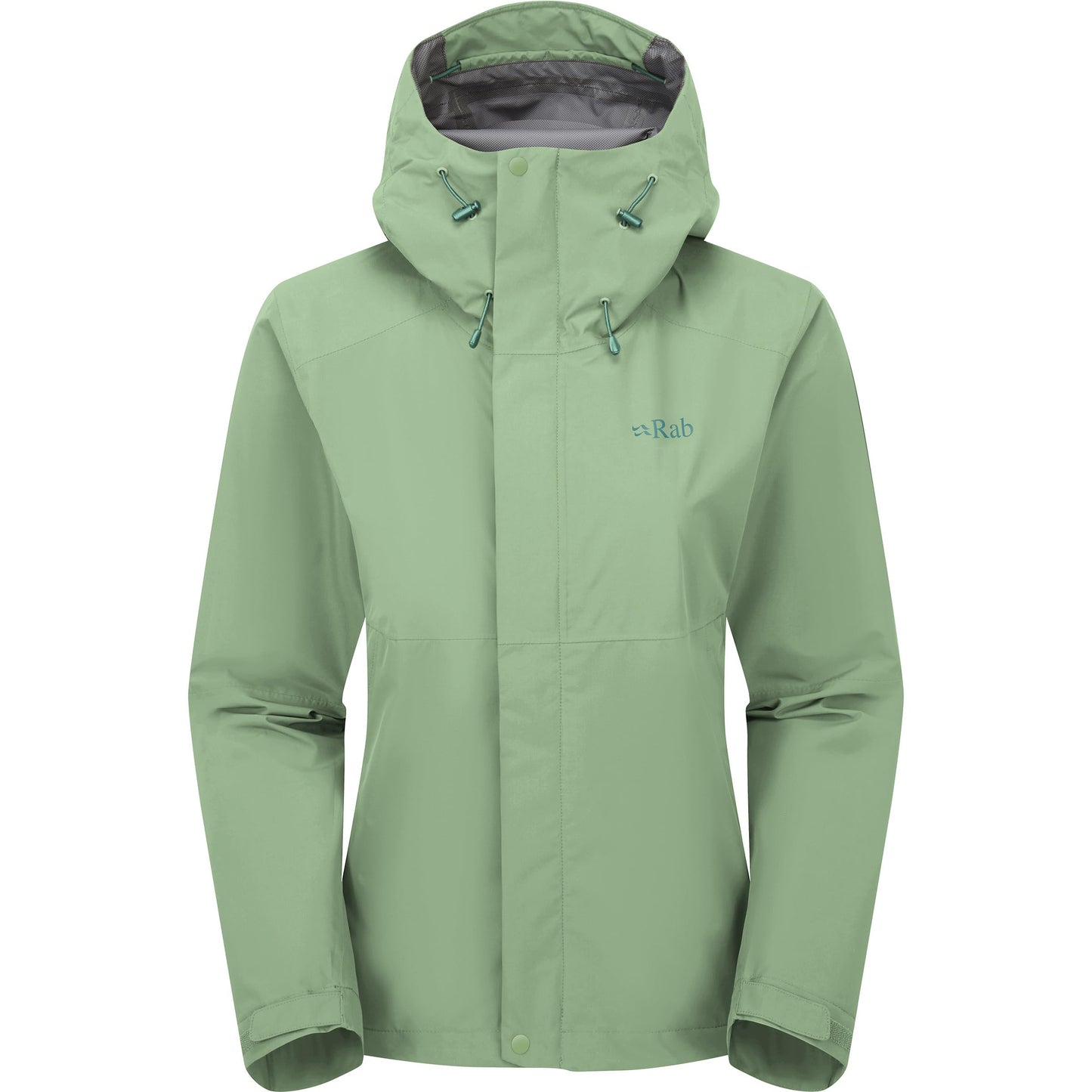 Rab Women's Downpour Jacket - Lightweight Waterproof Hooded Coat for Hiking & Trekking
