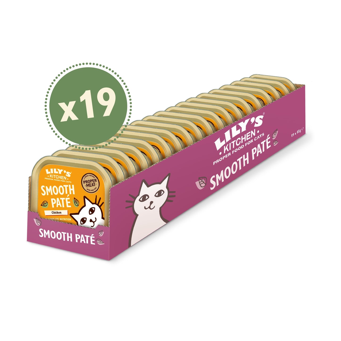 Lily’s Kitchen Smooth Paté Selection Complete Nutrition Adult Cat Food 4 x (8 x 85g)
