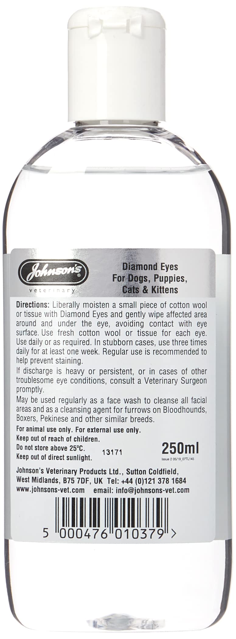 Johnsons Veterinary Products Diamond Eyes, 250 ml