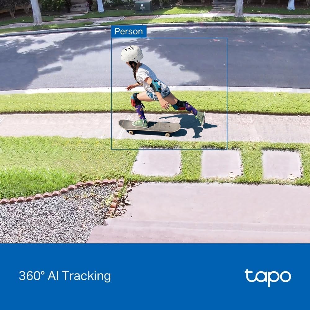 Tapo C211 2K 3MP Pan/Tilt Indoor Camera House Security Camera, WiFi Camera, No Monthly Fee, AI Detection, Dog Camera, Baby Camera Monitor, CCTV, 360° View, Night Vision, Works with Alexa & Google