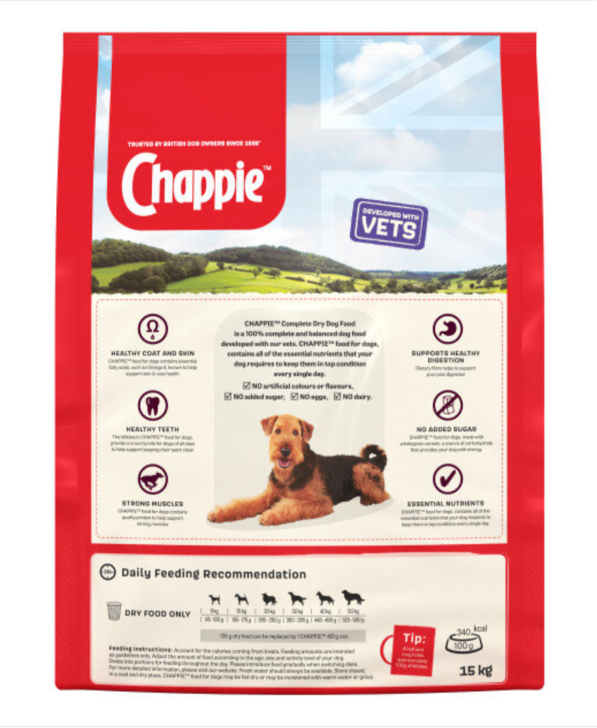 Chappie Adult Complete Chicken & Cereal 15kg