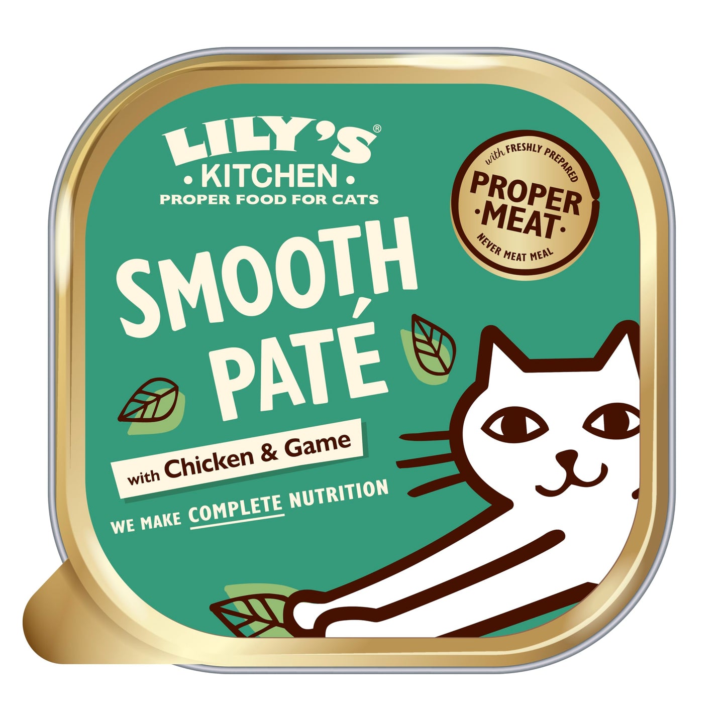 Lily’s Kitchen Smooth Paté Selection Complete Nutrition Adult Cat Food 4 x (8 x 85g)