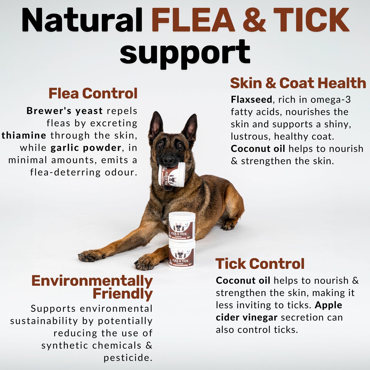 NutriPaw All-Itch, Flea & Tick Treats For Dogs - Soothe Itchy Paws, Eyes, Ears, Skin - Naturally Control Fleas & Ticks - Good for Small, Medium & Large Dogs - Supports Seasonal Itching