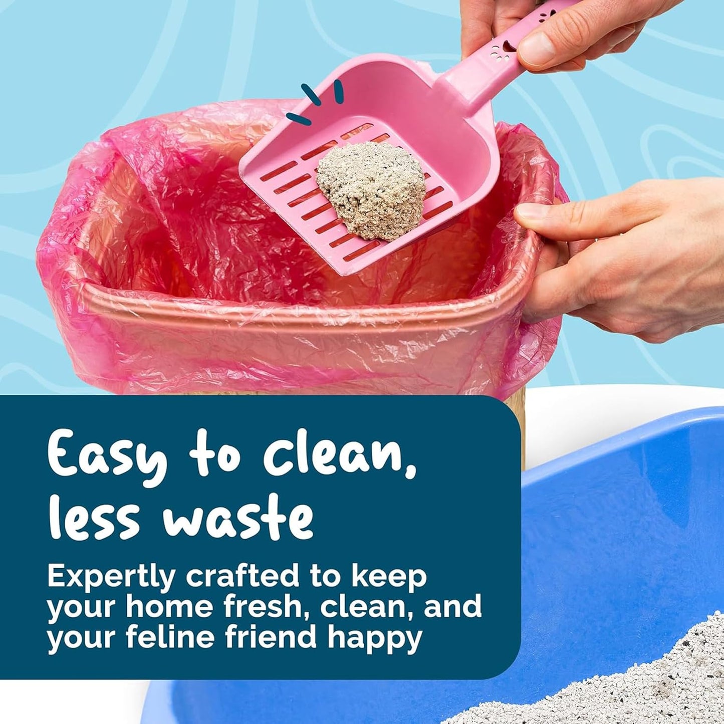 Petsentials Super Clumping Cat Litter with Activated Carbon – 10L | Ultra Absorbent Bentonite Clay, Odour Control, Fast Clumping, Low Dust | Premium Cat Litter for Hygienic Litter Box