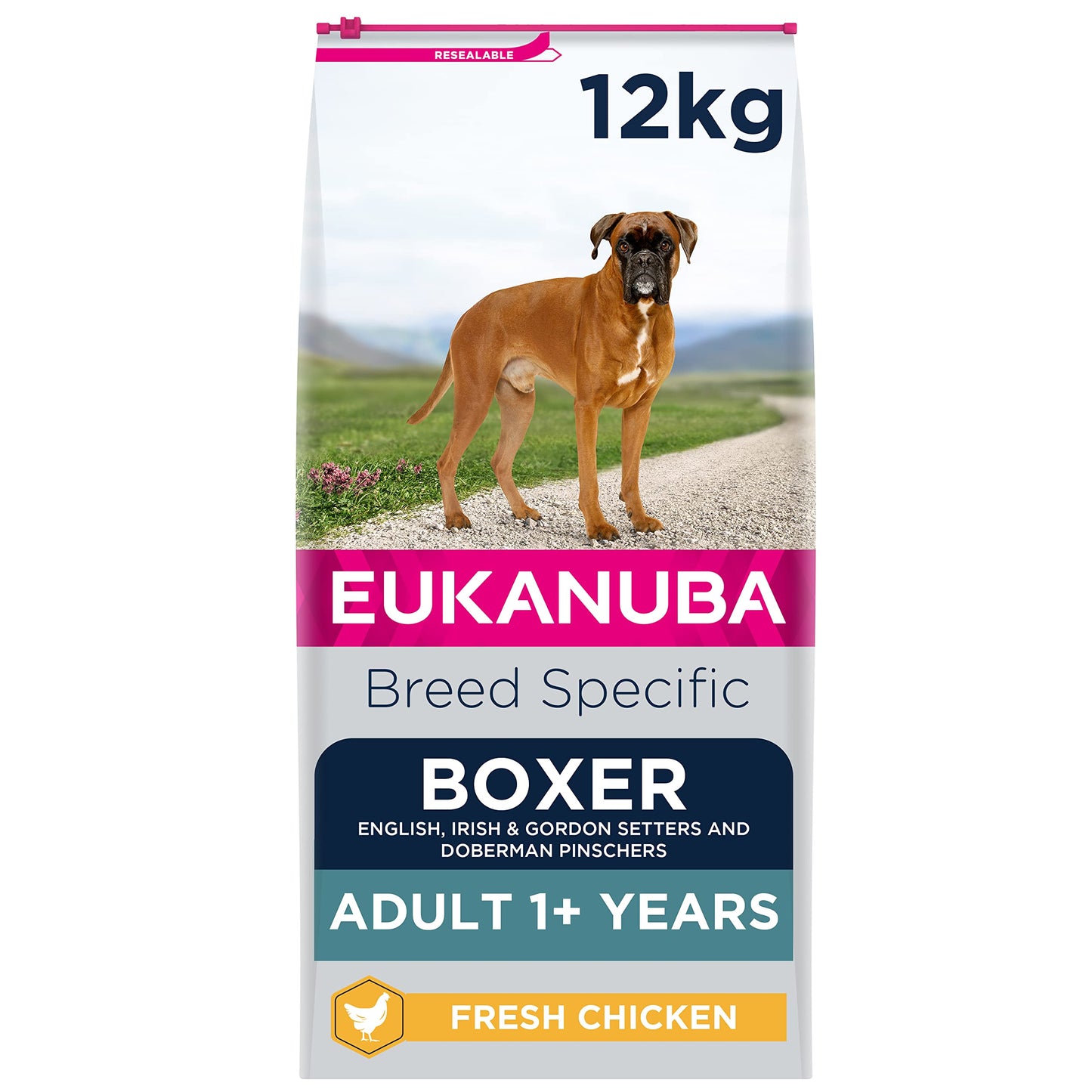 Eukanuba Complete Dry Dog Food for Adult German Shepherd Breed Types with Fresh Chicken