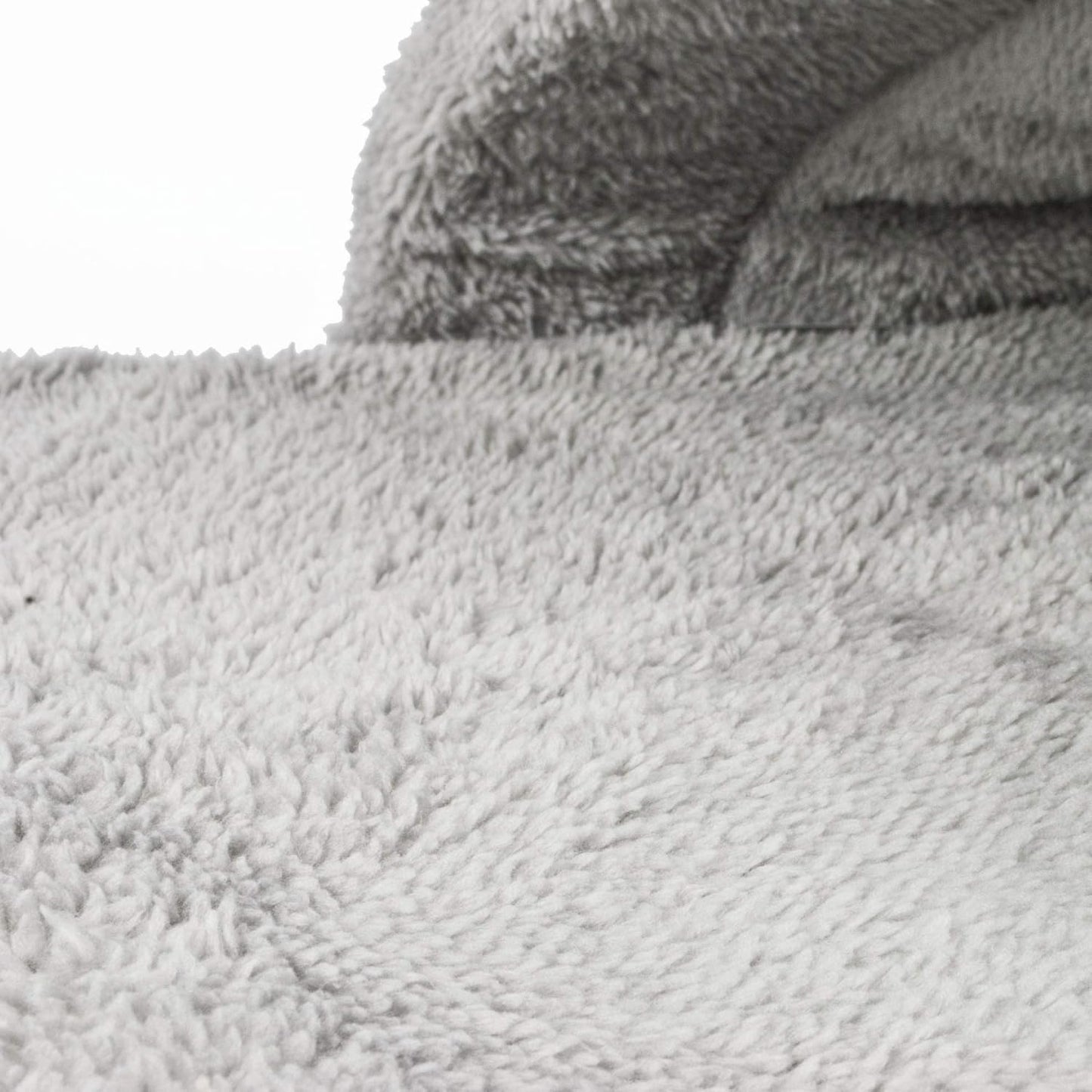 proudpet Cat Pouch Bed Cosy Grey Fleece Pet Igloo Hideaway