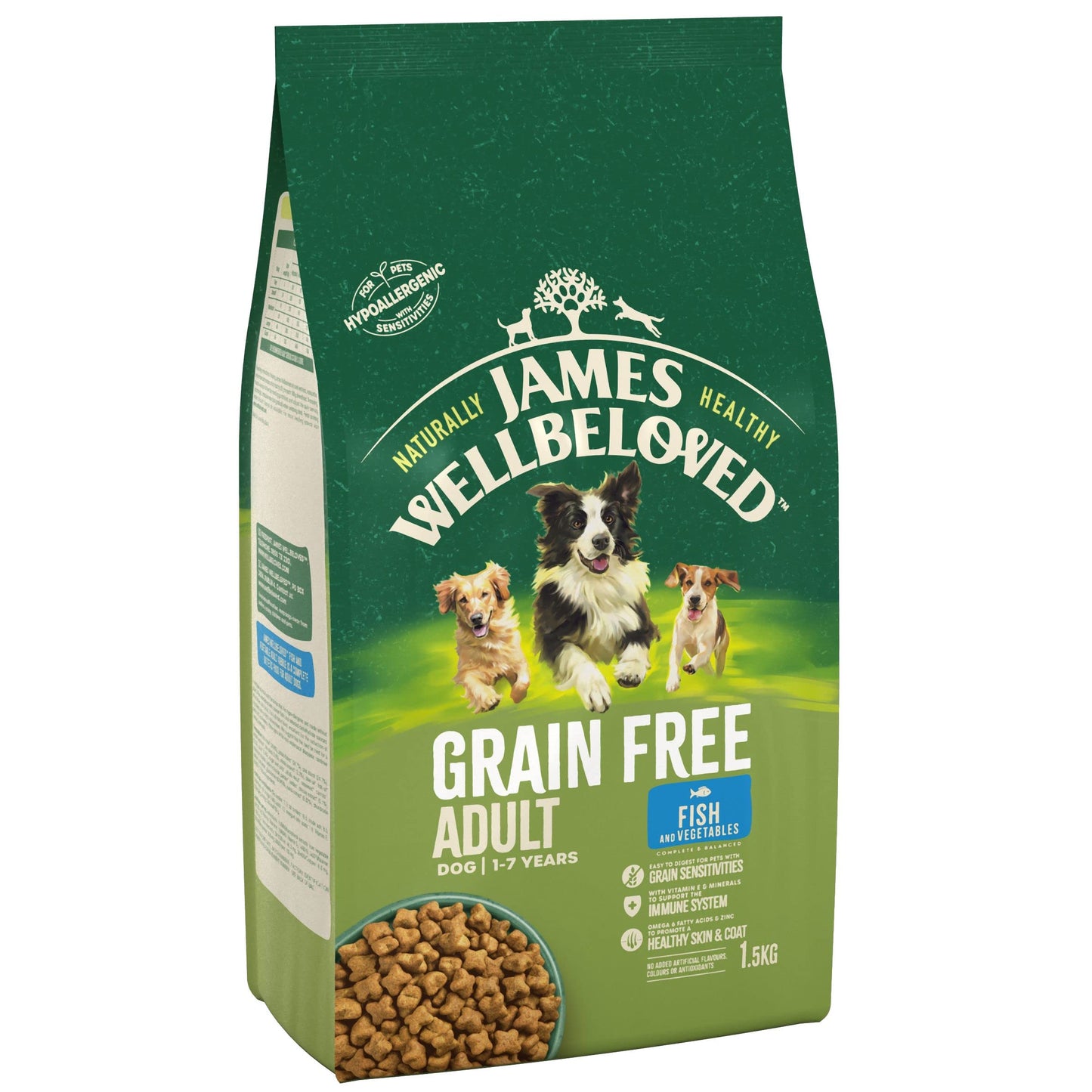 James Wellbeloved Dog Adult Hypoallergenic Dry Food Grain Free