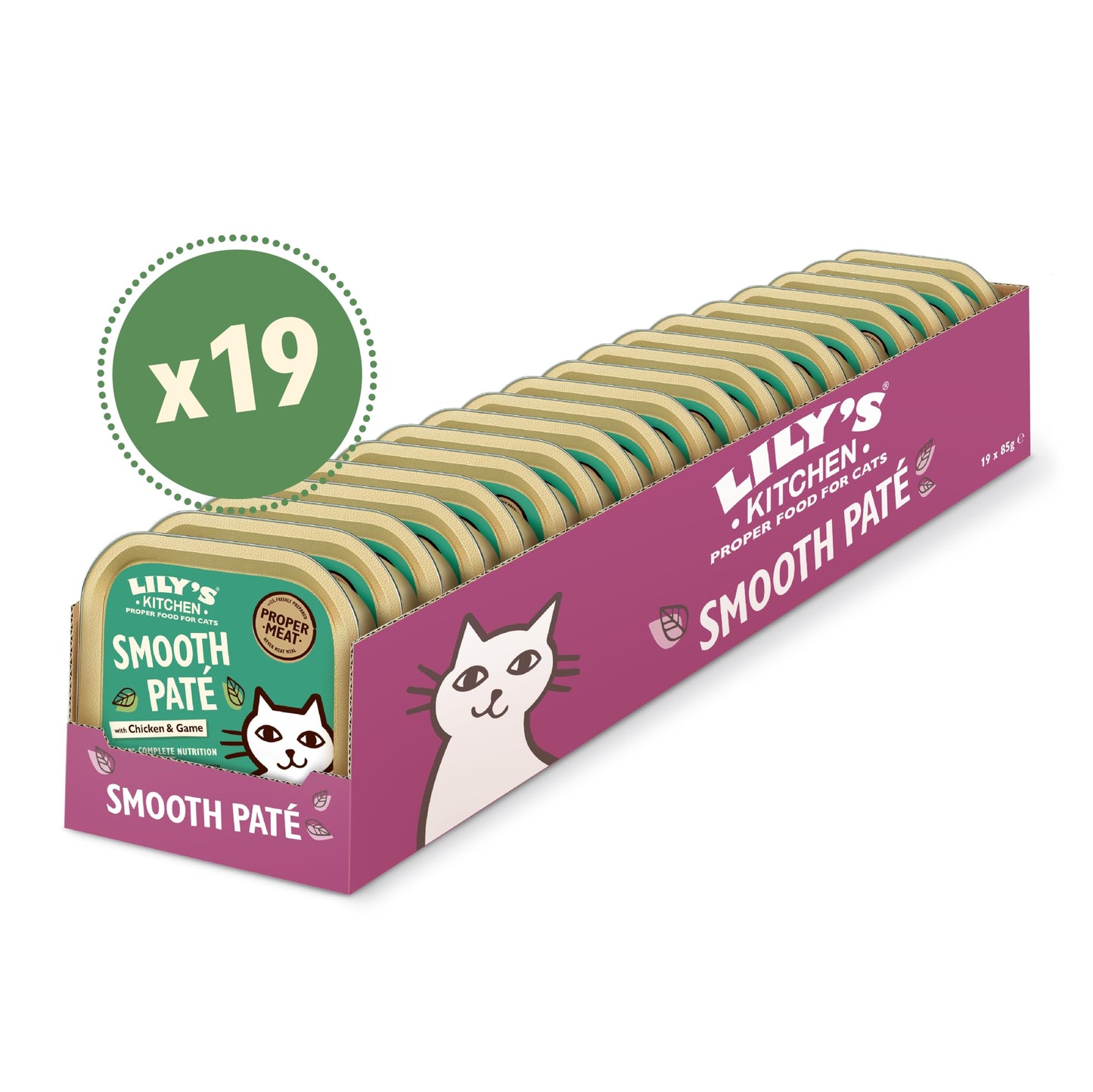 Lily’s Kitchen Smooth Paté Selection Complete Nutrition Adult Cat Food 4 x (8 x 85g)