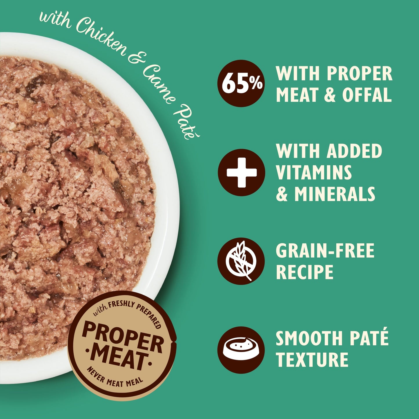 Lily’s Kitchen Smooth Paté Selection Complete Nutrition Adult Cat Food 4 x (8 x 85g)