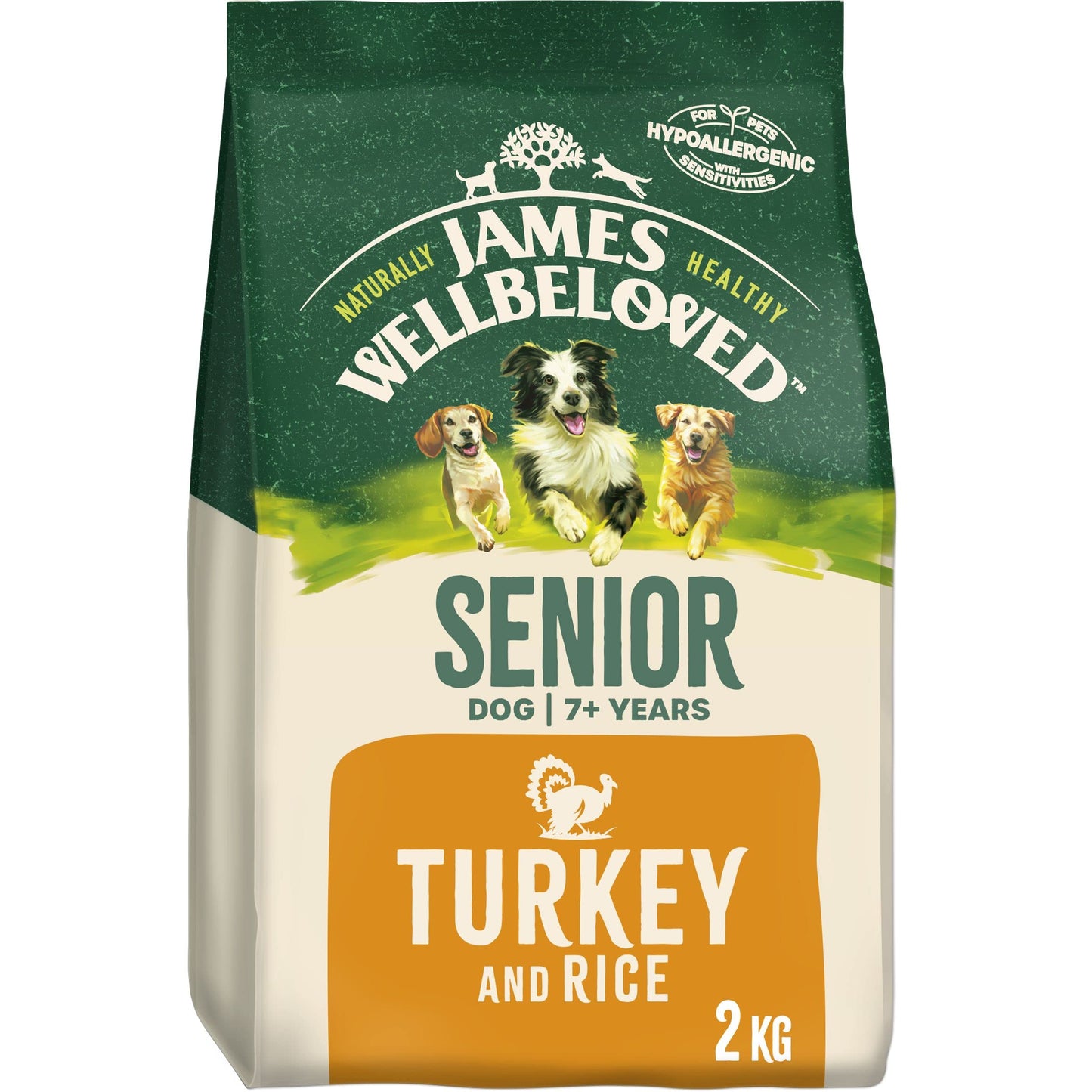 JAMES WELLBELOVED - Hypoallergenic Senior Dry Dog - Food - Bulk Dog Food Pack