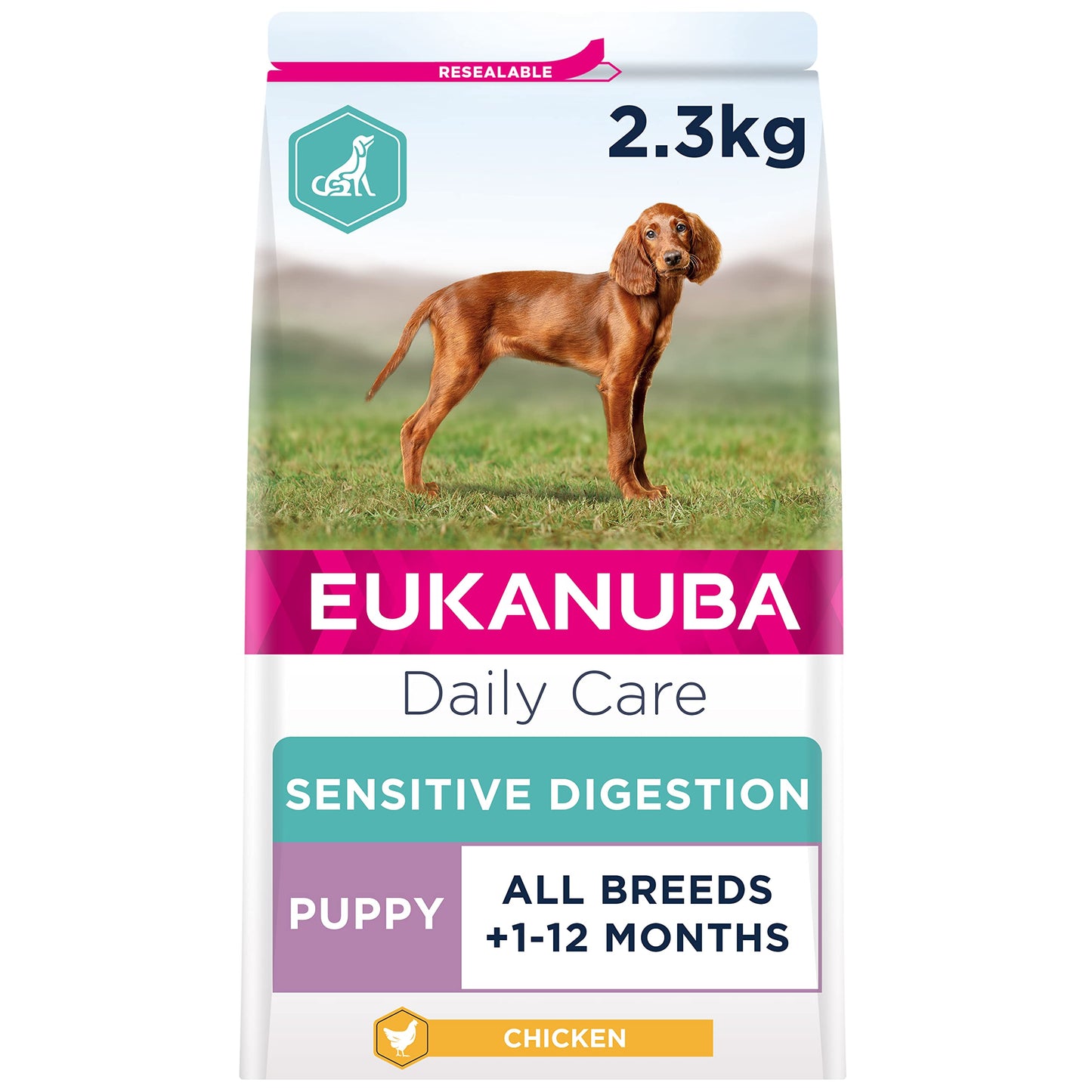 Eukanuba Sensitive Digestion Highly Digestible Complete Dry Dog Food for Adult Dogs with Chicken