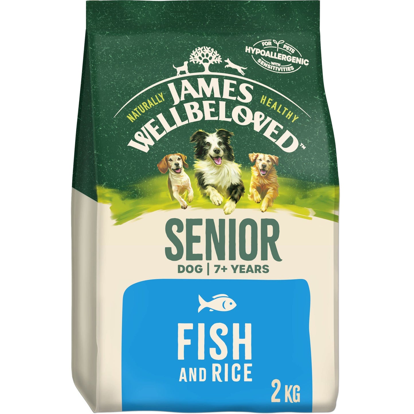 JAMES WELLBELOVED - Hypoallergenic Senior Dry Dog - Food - Bulk Dog Food Pack