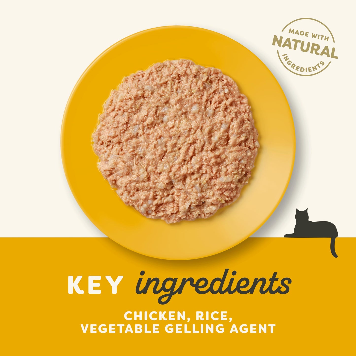 Applaws Natural Senior Wet Cat Food, Chicken in a Soft Mousse 70g Tin (Pack of 24 x 70g Tins)