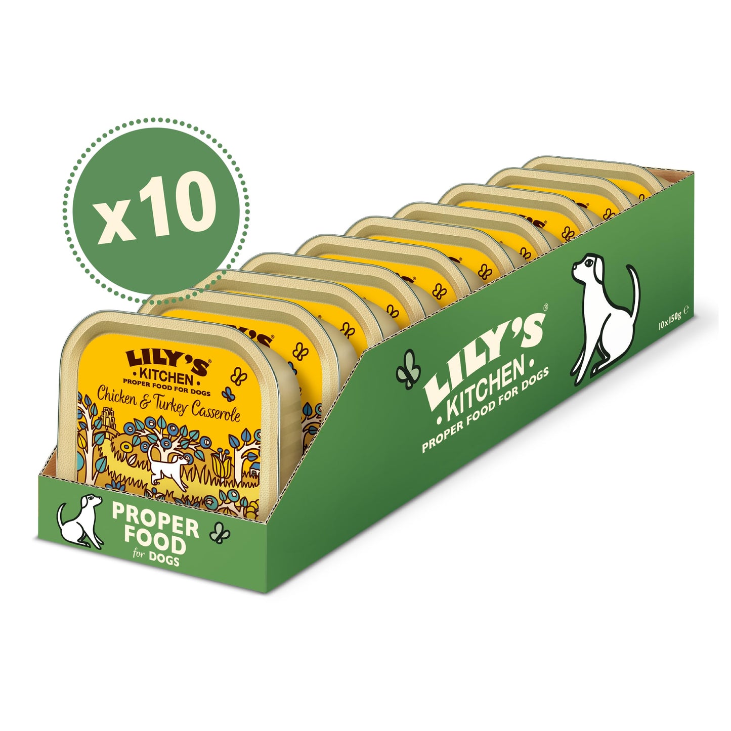 Lily's Kitchen Natural Adult Wet Dog Food Tray Cottage Pie Grain-Free Recipe 10 x 150g