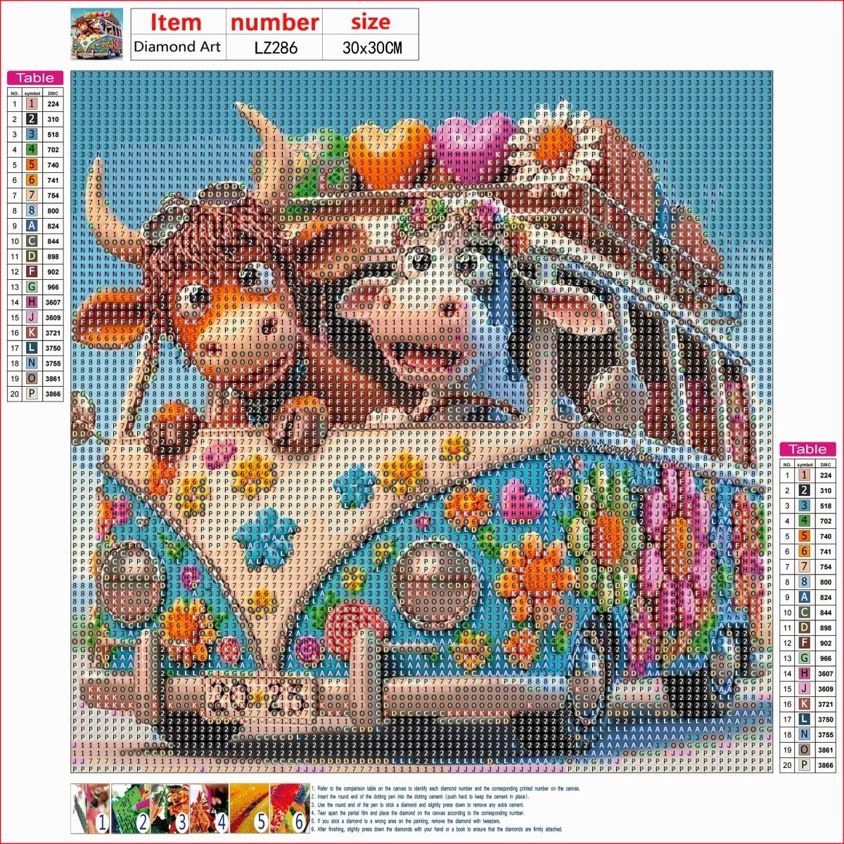 cdsnxore Diamond Painting Kits for Adults, Animal Cow Diamond Art Kits for Adults Beginners, Diamond Arts Kits for Home Wall Decor 12 x 12 Inch (286)