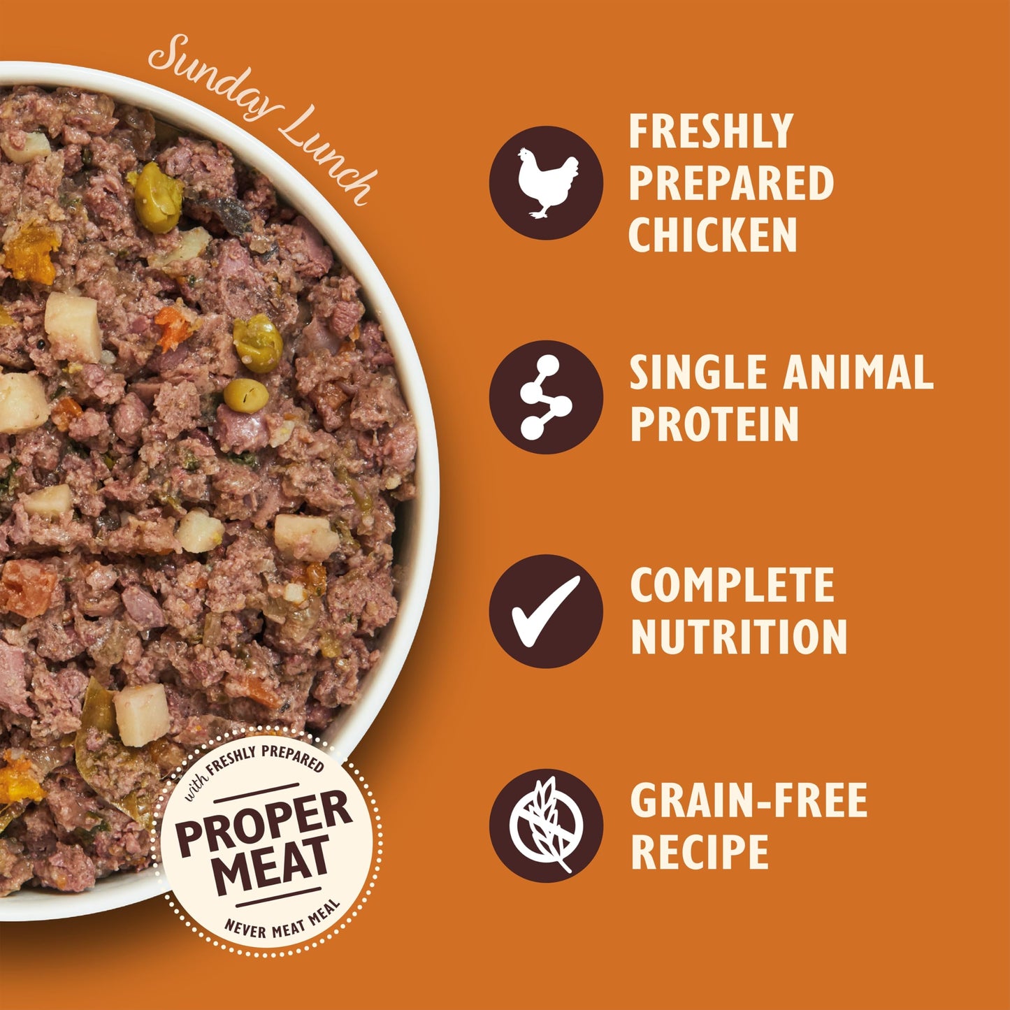 Lily's Kitchen Natural Adult Wet Dog Food Tins Grain-Free Recipe Variety pack 400g