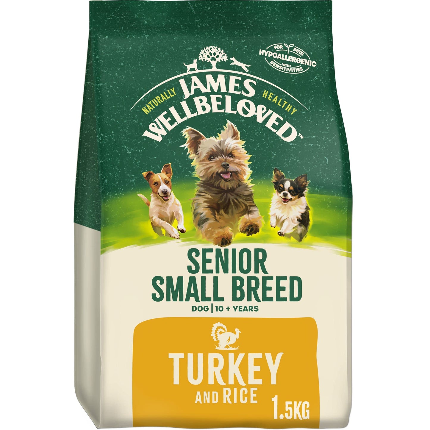 JAMES WELLBELOVED - Hypoallergenic Senior Dry Dog - Food - Bulk Dog Food Pack