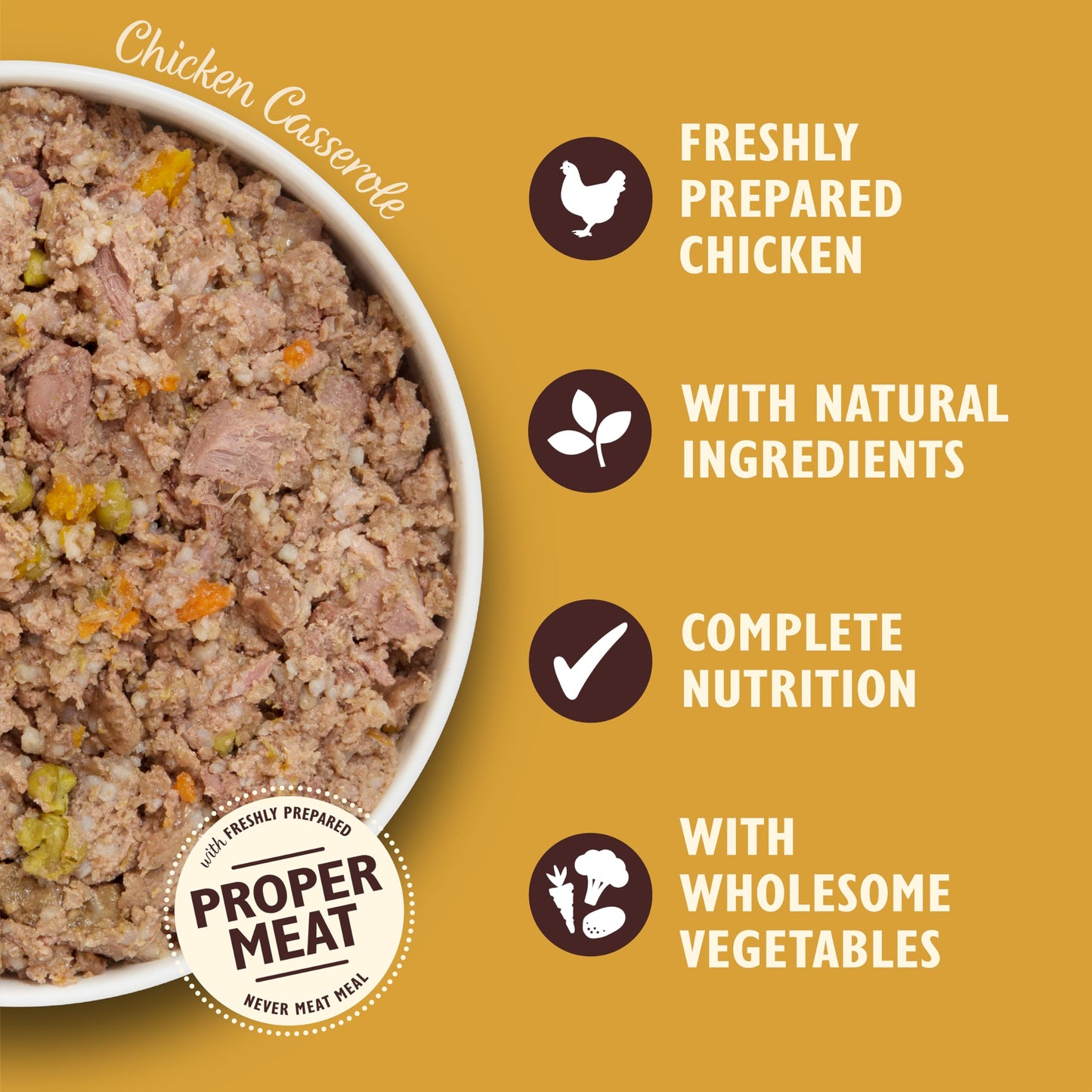 Lily's Kitchen Natural Adult Dog Food Wet Trays - Classic Dinners Multipack - Chicken, Lamb & Beef - Complete Meal Recipes