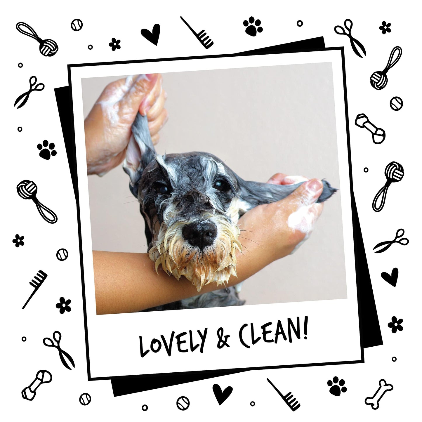 BUGALUGS Dog Shampoo and Conditioner with Luxury 2 in 1 Papaya & Coconut fragrance, professional puppy shampoo grooming products for smelly dogs
