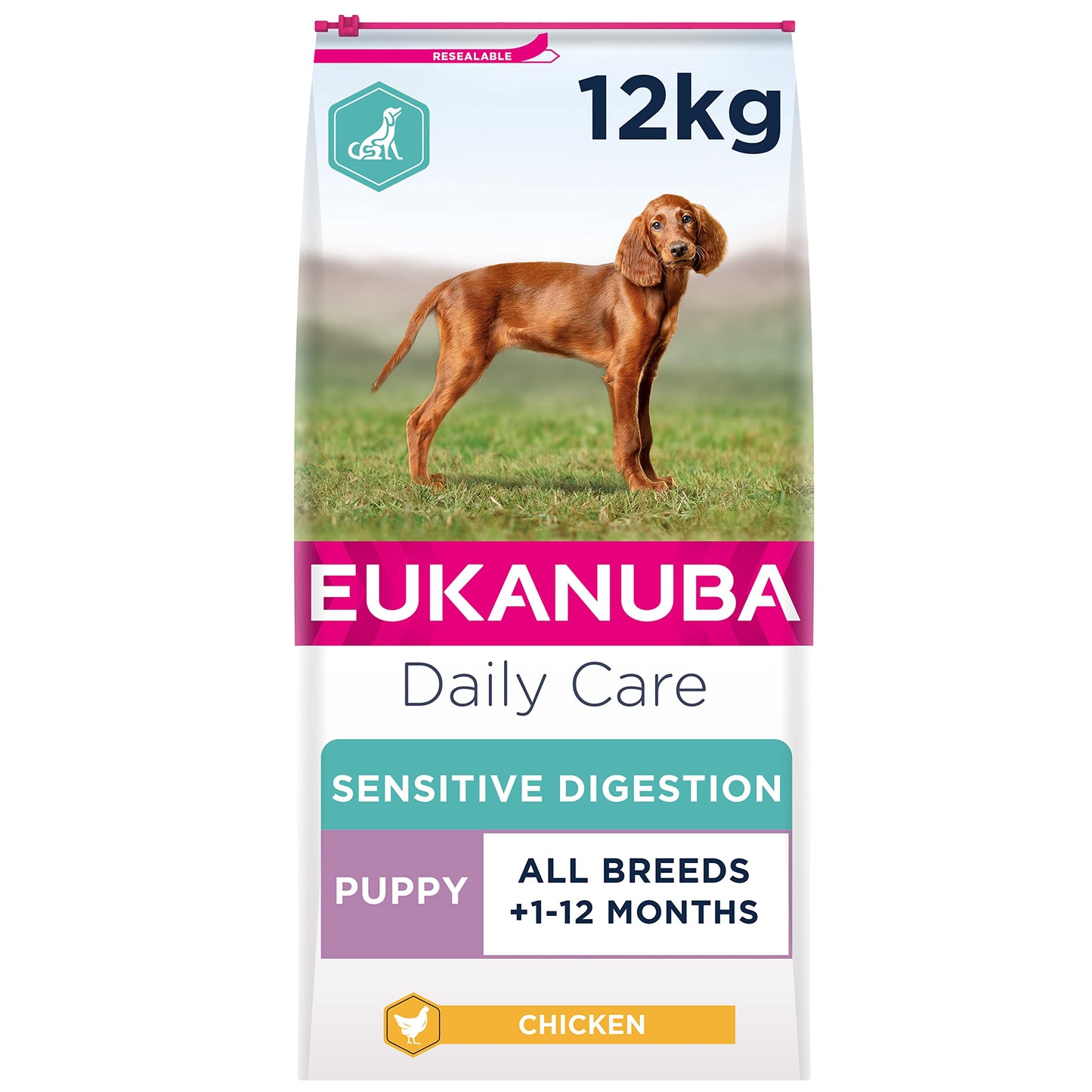 Eukanuba Sensitive Digestion Highly Digestible Complete Dry Dog Food for Adult Dogs with Chicken