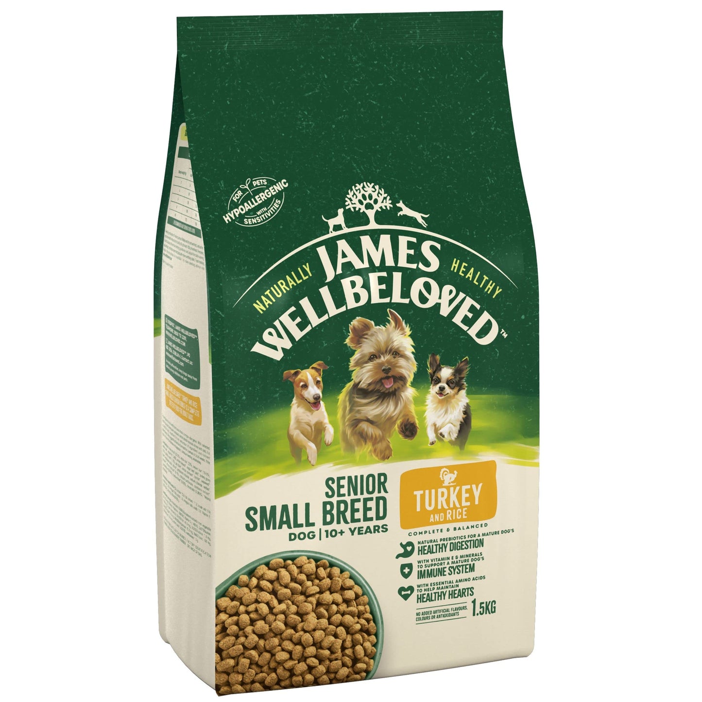 JAMES WELLBELOVED - Hypoallergenic Senior Dry Dog - Food - Bulk Dog Food Pack