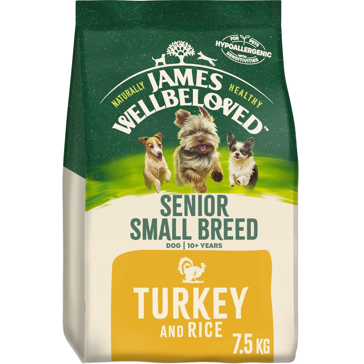JAMES WELLBELOVED - Hypoallergenic Senior Dry Dog - Food - Bulk Dog Food Pack