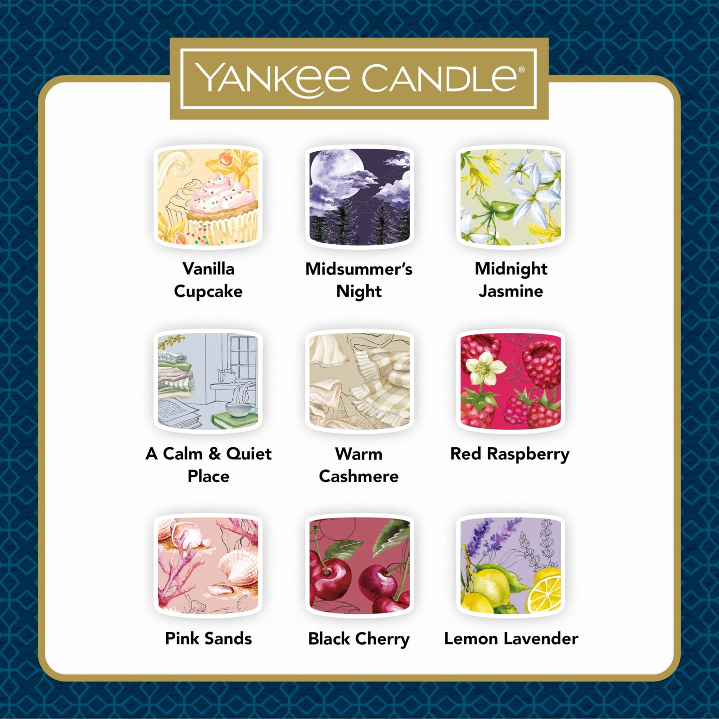 Yankee Candle Scented Candles Gift Set | 9 Scented Mini Filled Votive Candles | Soy Blend Wax Mix | Perfect Mothers Day and Easter Gifts for Women
