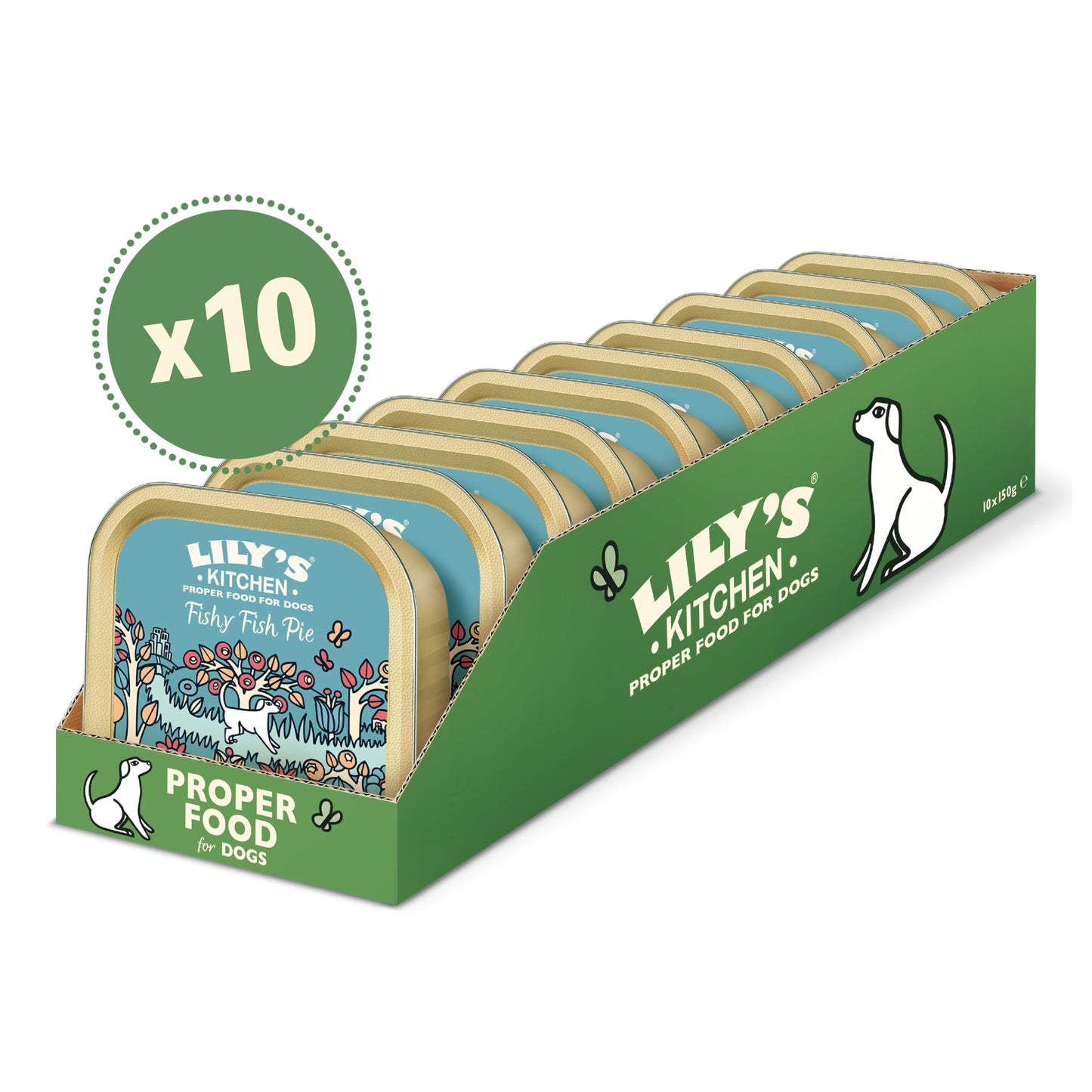 Lily's Kitchen Natural Adult Wet Dog Food Tray Cottage Pie Grain-Free Recipe 10 x 150g