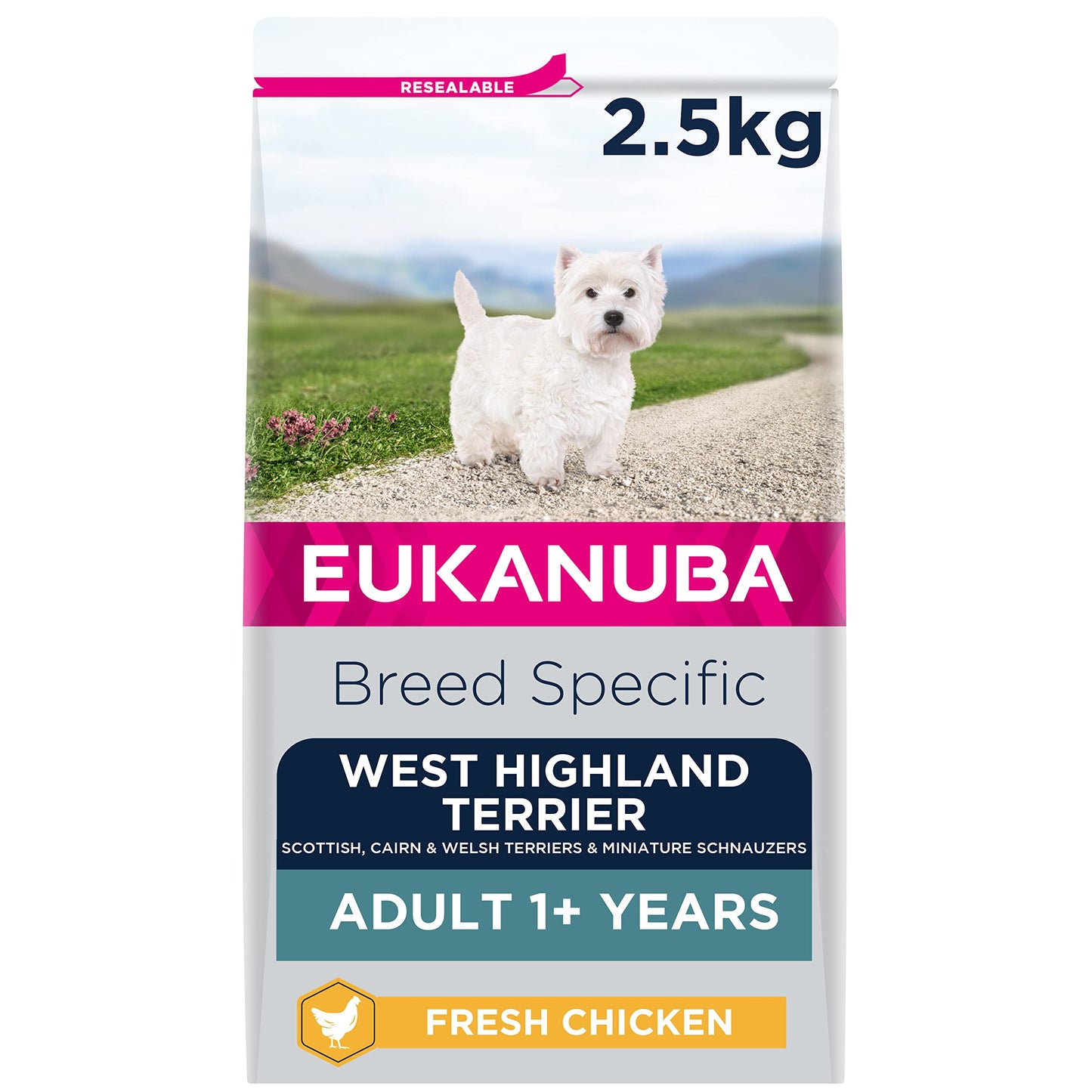Eukanuba Complete Dry Dog Food for Adult German Shepherd Breed Types with Fresh Chicken