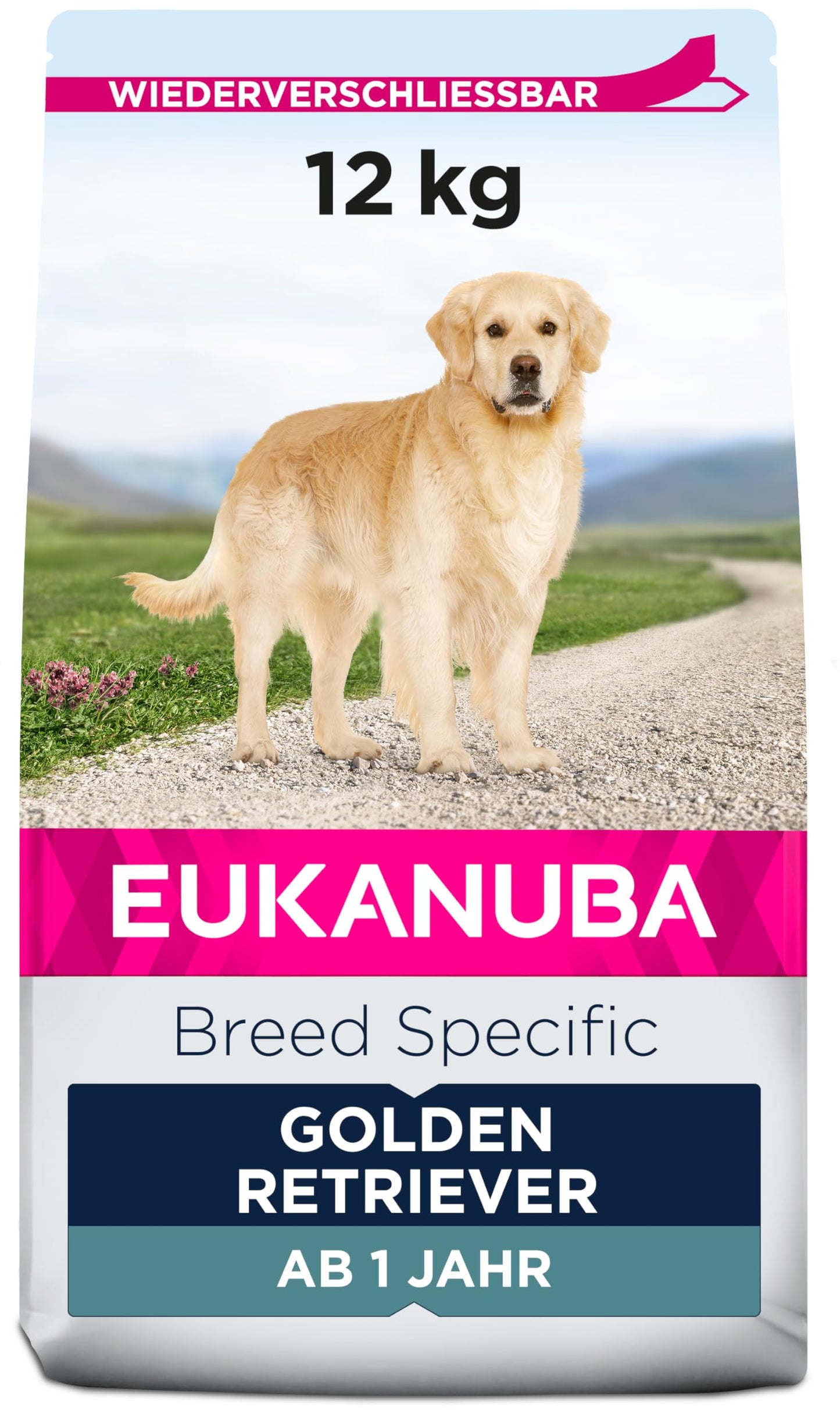 Eukanuba Complete Dry Dog Food for Adult German Shepherd Breed Types with Fresh Chicken