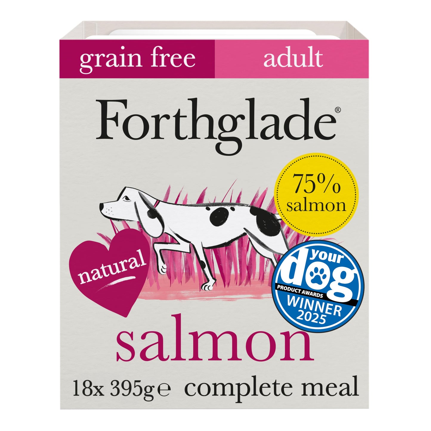 Forthglade Wet Dog Food Variety Pack - Grain Free & Hypoallergenic Dog Food, Adult 1 Year+, Turkey, Lamb & Duck with Vegetables, Complete Stomach Sensitive Meals, Natural Ingredients