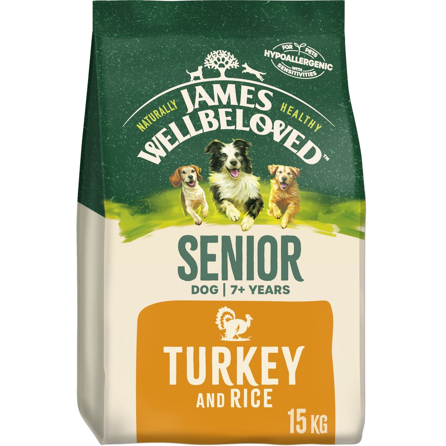 JAMES WELLBELOVED - Hypoallergenic Senior Dry Dog - Food - Bulk Dog Food Pack