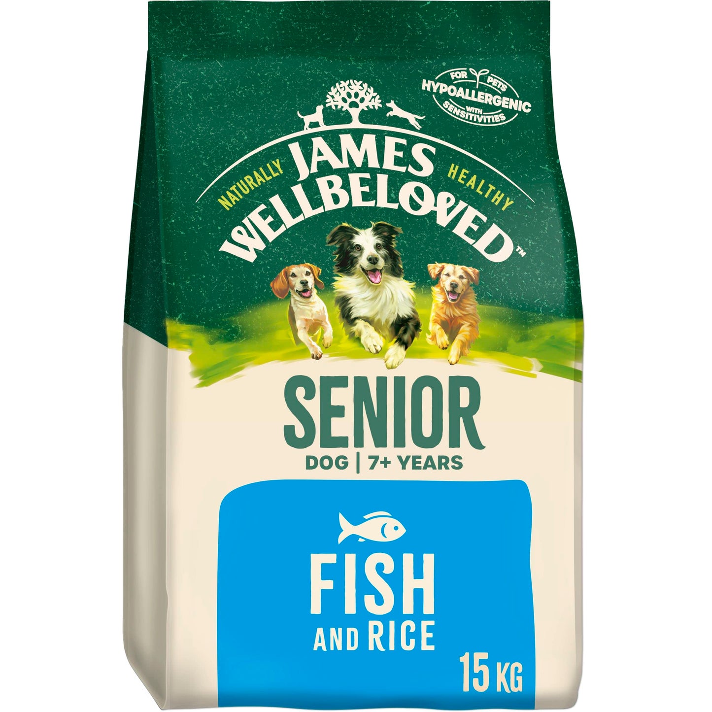 JAMES WELLBELOVED - Hypoallergenic Senior Dry Dog - Food - Bulk Dog Food Pack