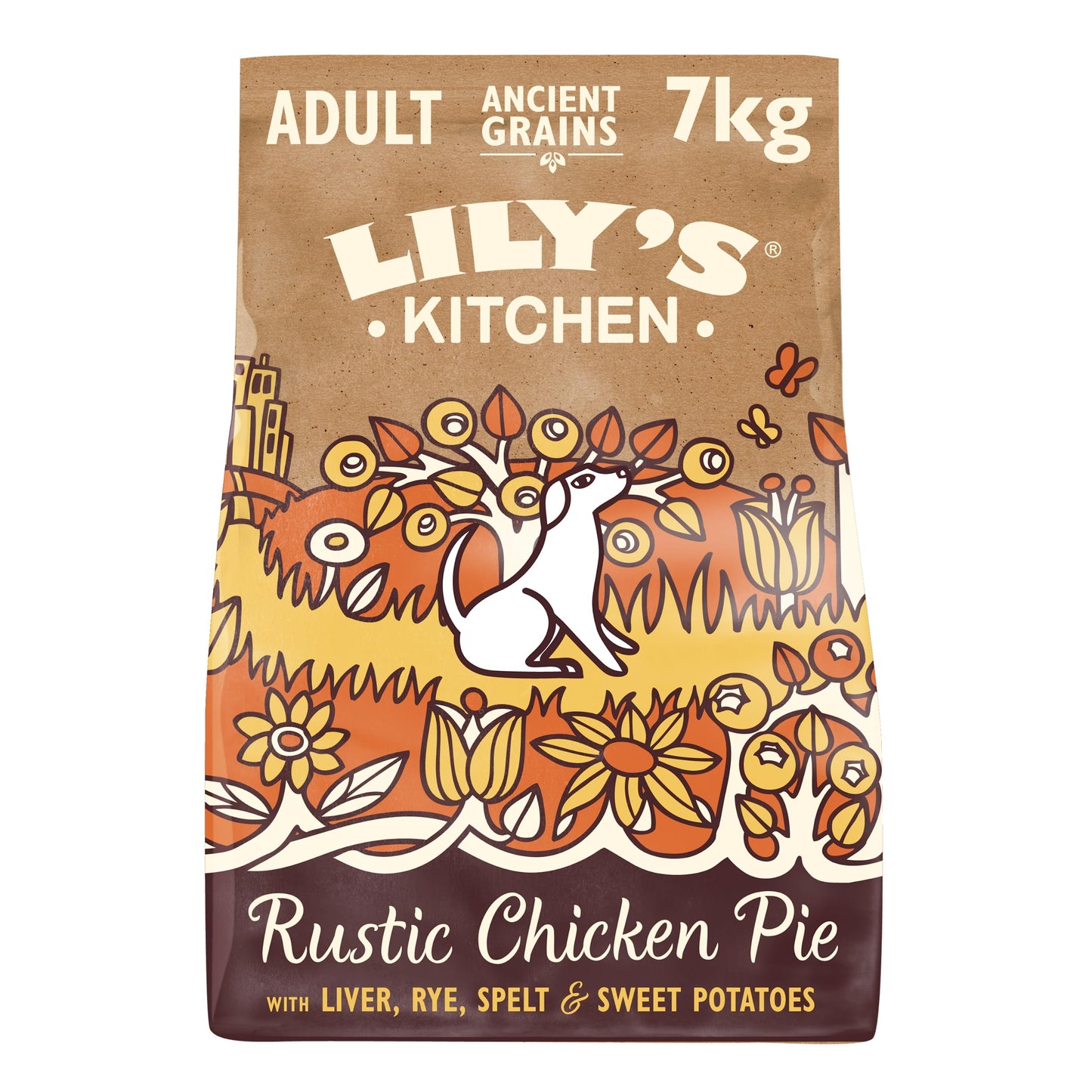 Lily’s Kitchen Made with Natural Ingredients Adult Dry Dog Food Beef Stew with Ancient Grains 1kg Bag
