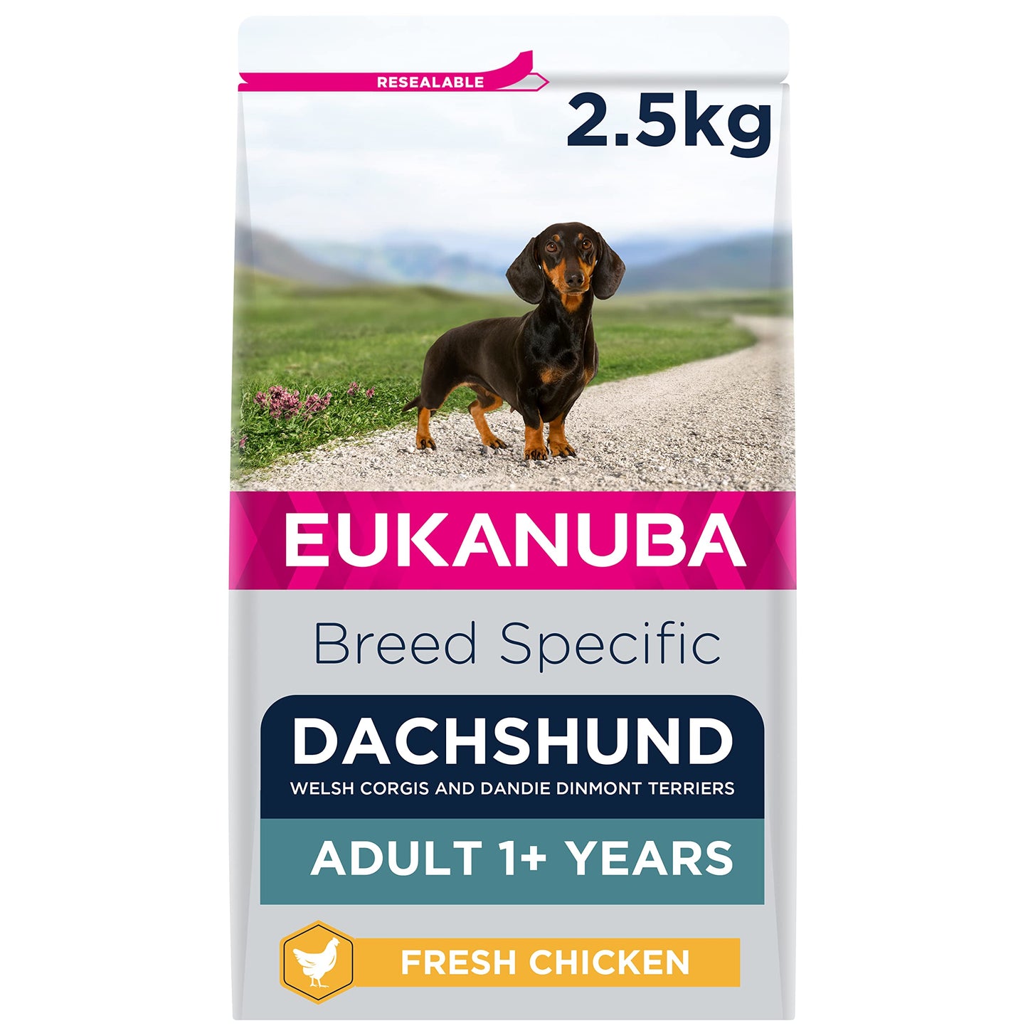 Eukanuba Complete Dry Dog Food for Adult German Shepherd Breed Types with Fresh Chicken