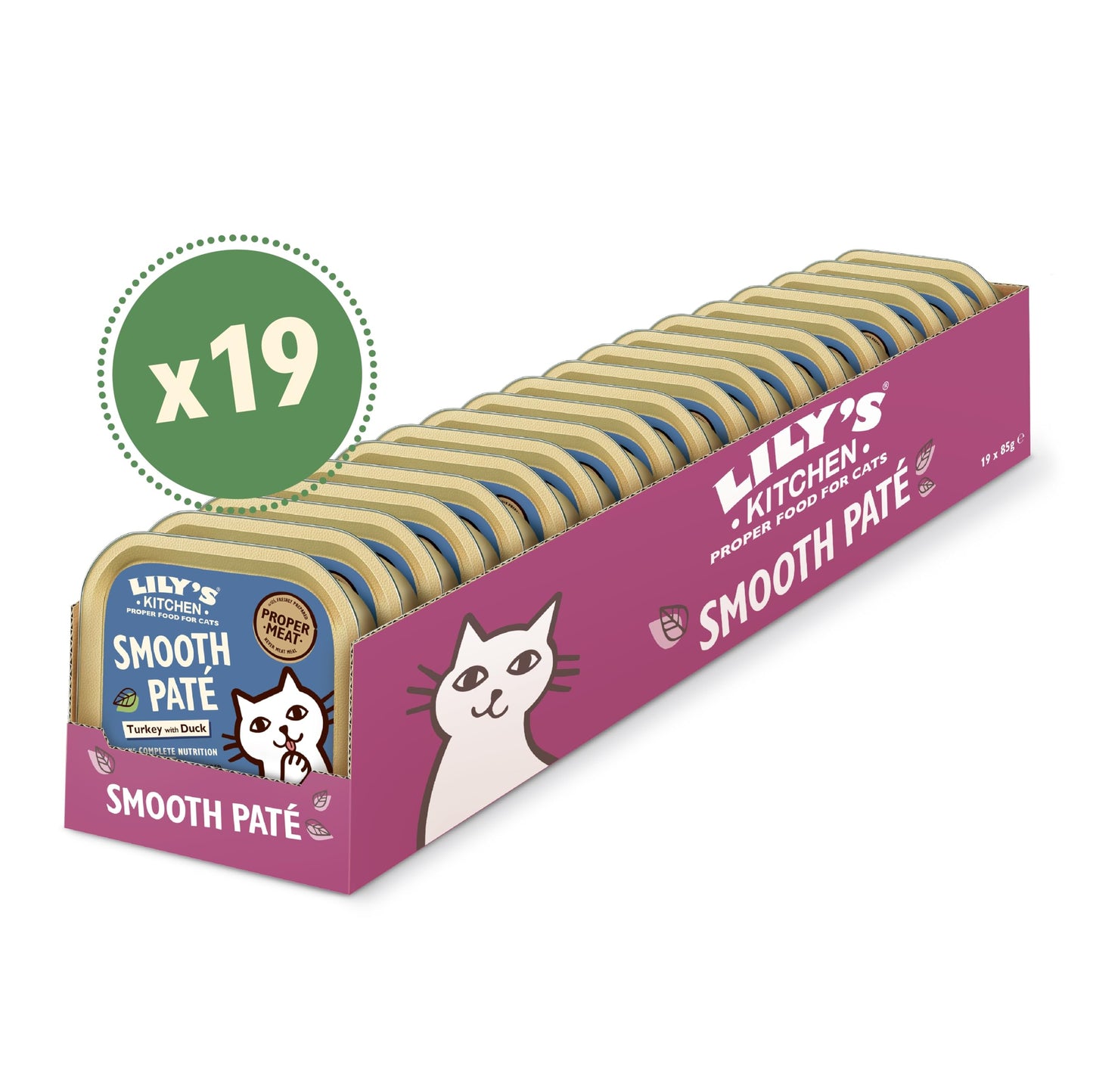 Lily’s Kitchen Smooth Paté Selection Complete Nutrition Adult Cat Food 4 x (8 x 85g)