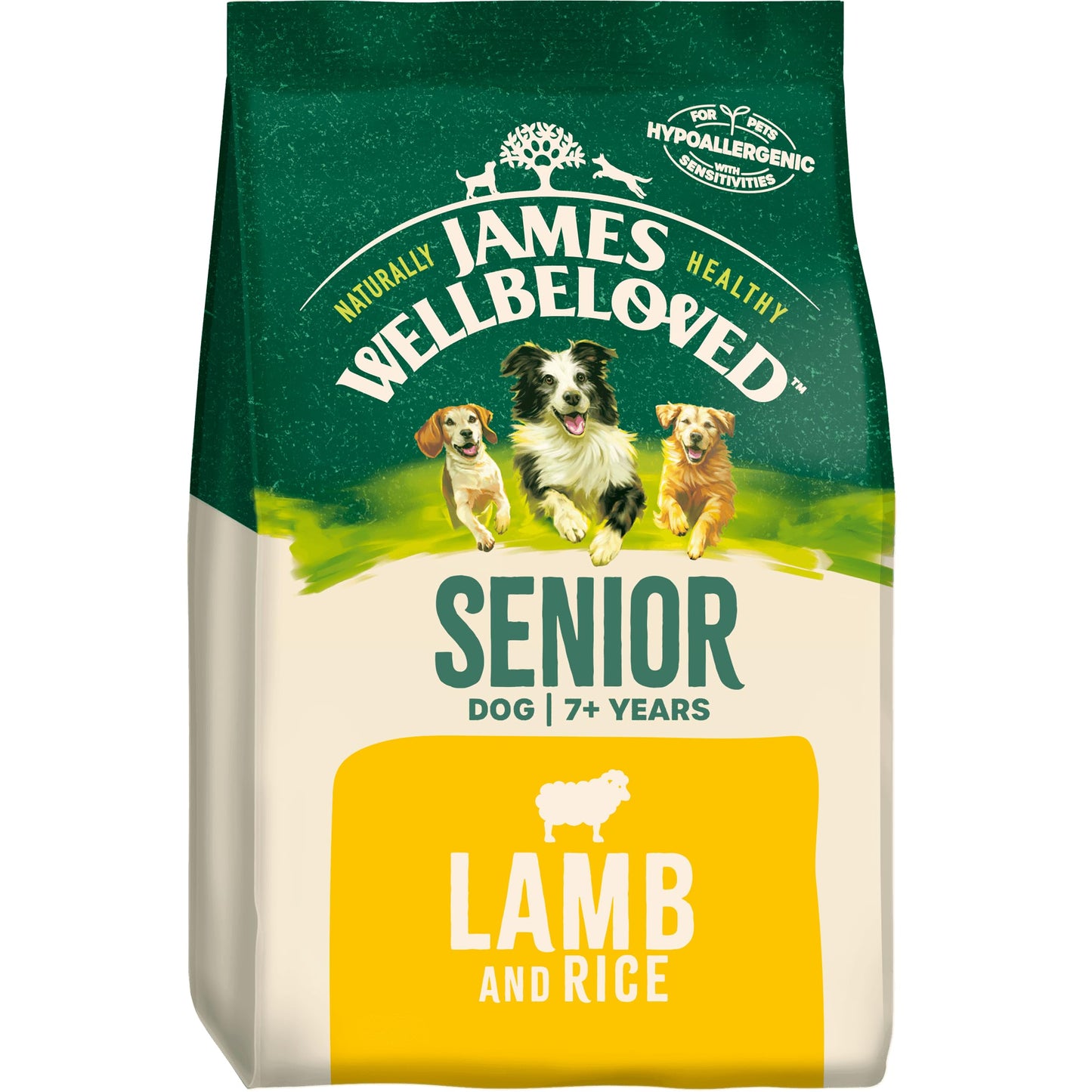 JAMES WELLBELOVED - Hypoallergenic Senior Dry Dog - Food - Bulk Dog Food Pack
