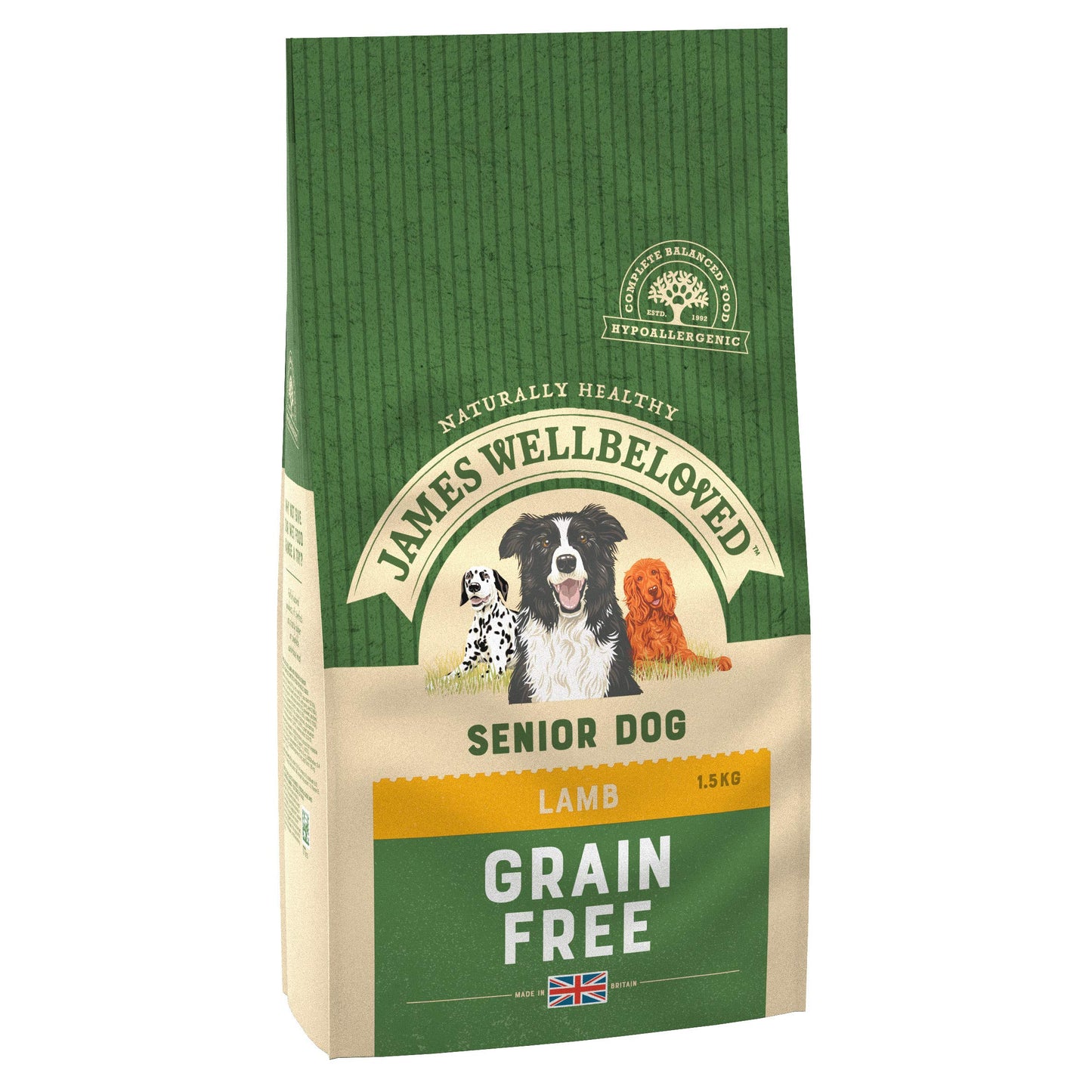 James Wellbeloved Dog Adult Hypoallergenic Dry Food Grain Free