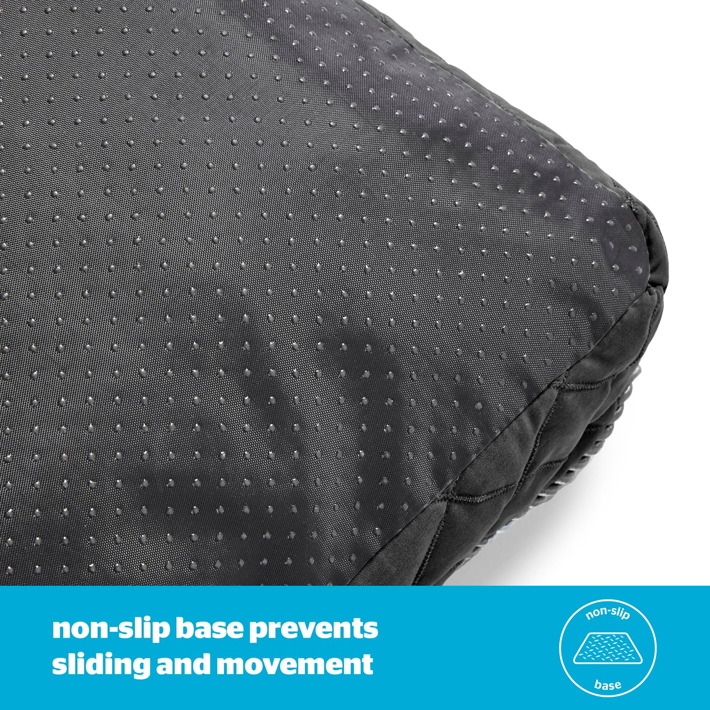 Silentnight Airmax Dog Bed – Medium Dog Pet Bed with Removable and Reversible Cushion, Mesh Sides to Prevent Overheating and Non-Slip Base – Easy Clean Machine Washable – 75 x 58 x 19cm – Medium