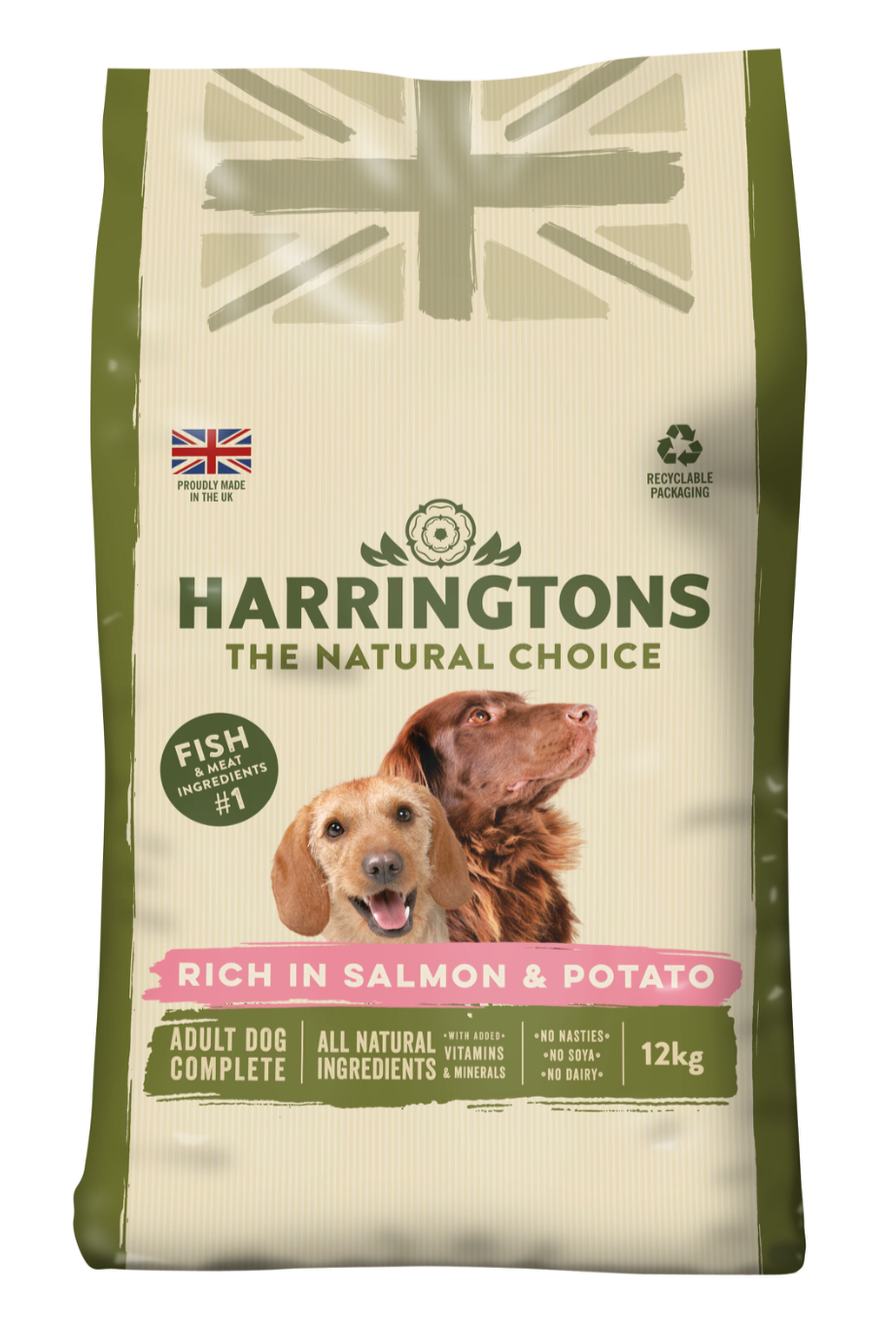 Harringtons Adult rich in Salmon & Potato 12kg