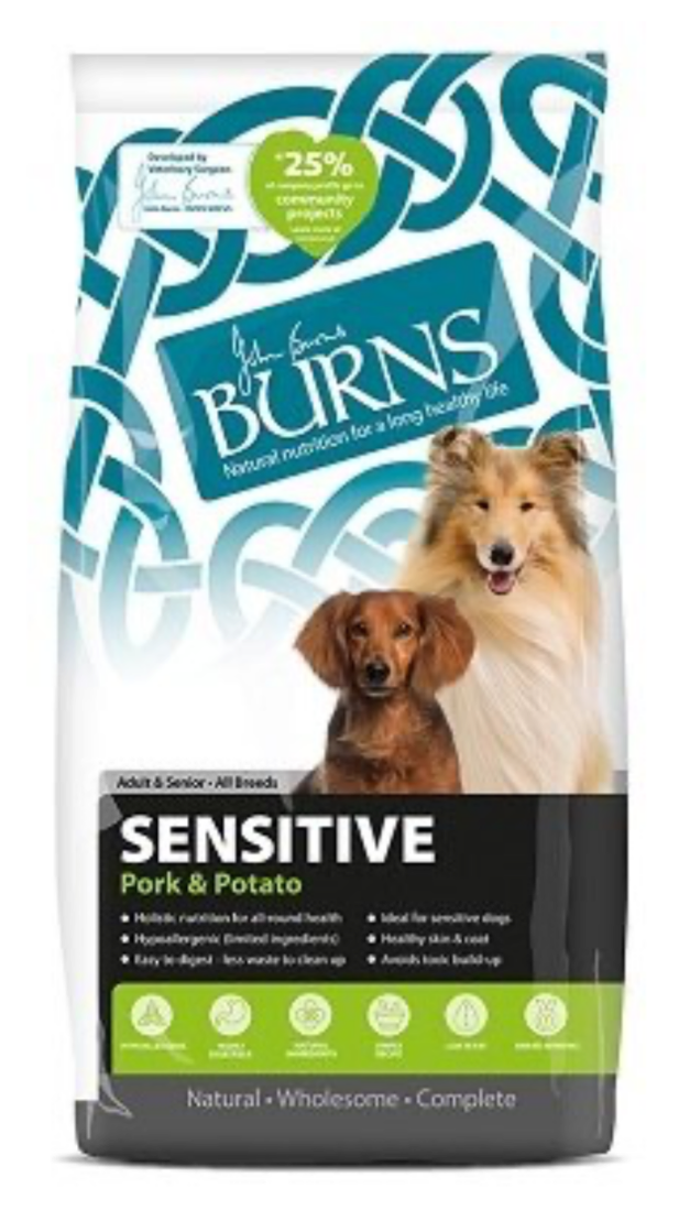 Burns Sensitive Pork & Potato 2kg