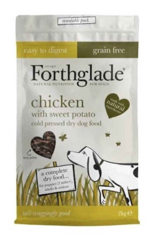 Forthglade Adult Cold Pressed Grain Free Chicken with Sweet Potato 2kg