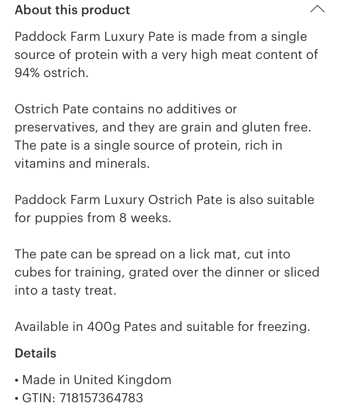 Paddock Farm Luxury Ostrich Pate