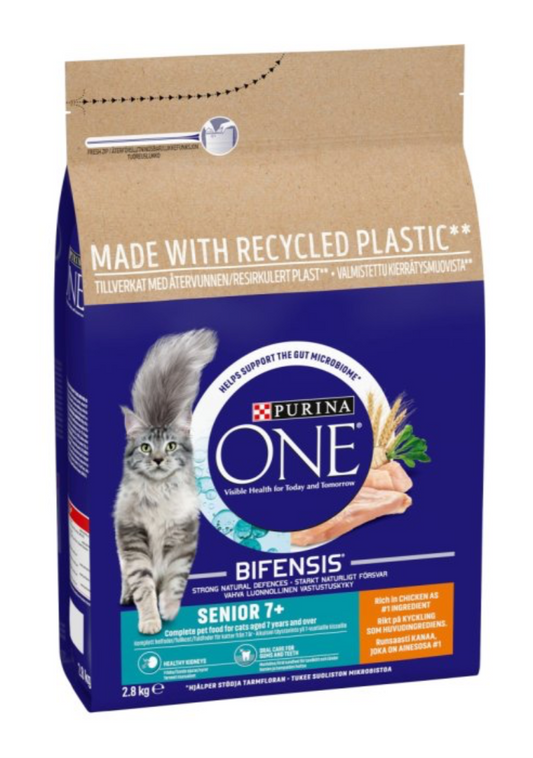 Purina One Senior 7+ Cat Chicken 2.8kg
