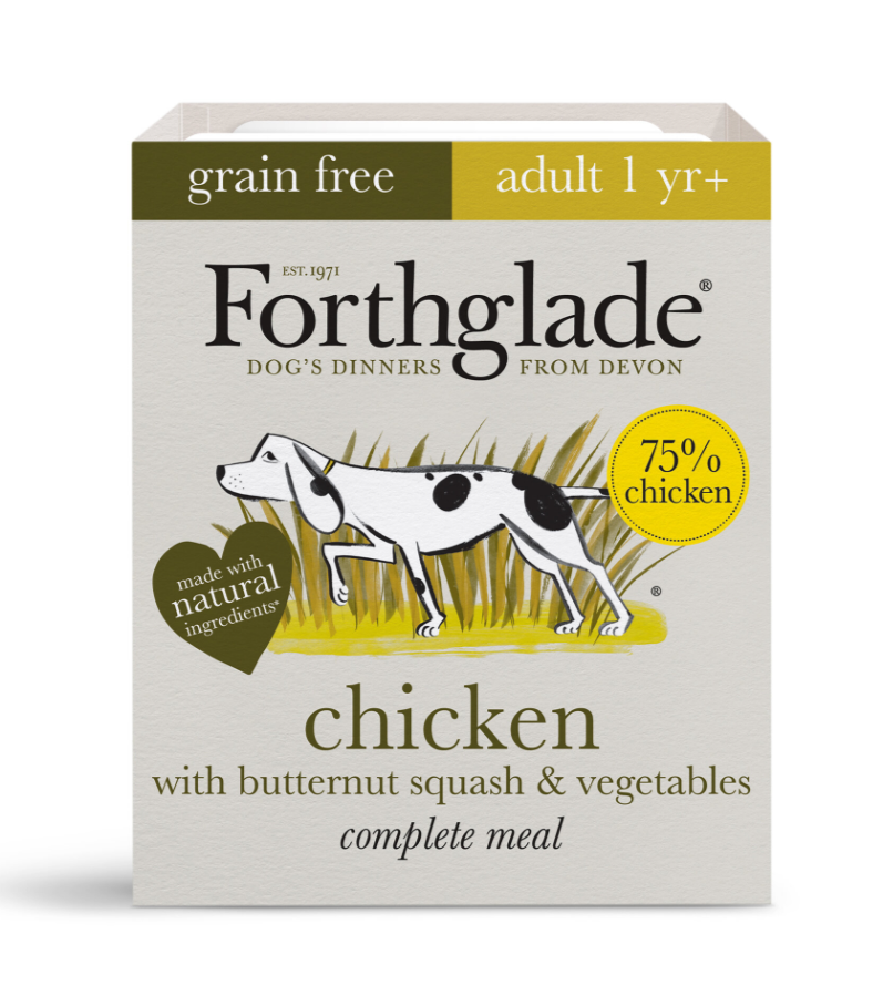 Forthglade Adult Complete Grain Free Chicken Trays 18 x 395g