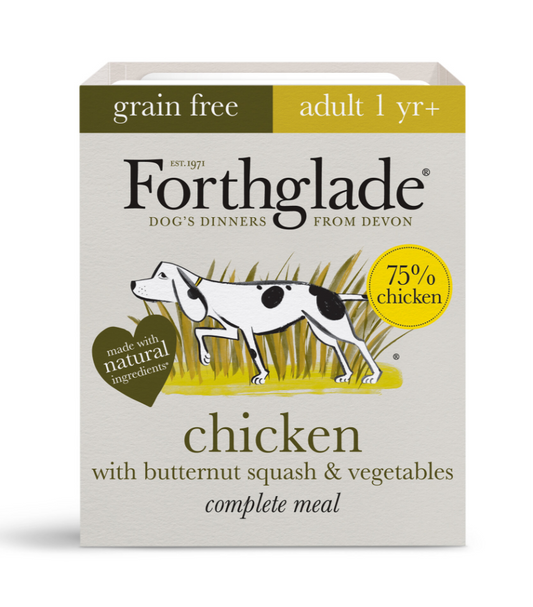 Forthglade Adult Complete Grain Free Chicken Trays 18 x 395g