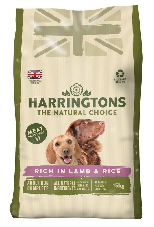 Harringtons Adult rich in Lamb & Rice 15kg