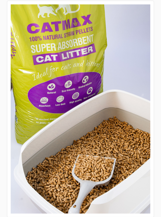 Bedmax Catmax Straw Pellet Cat Litter 15kg