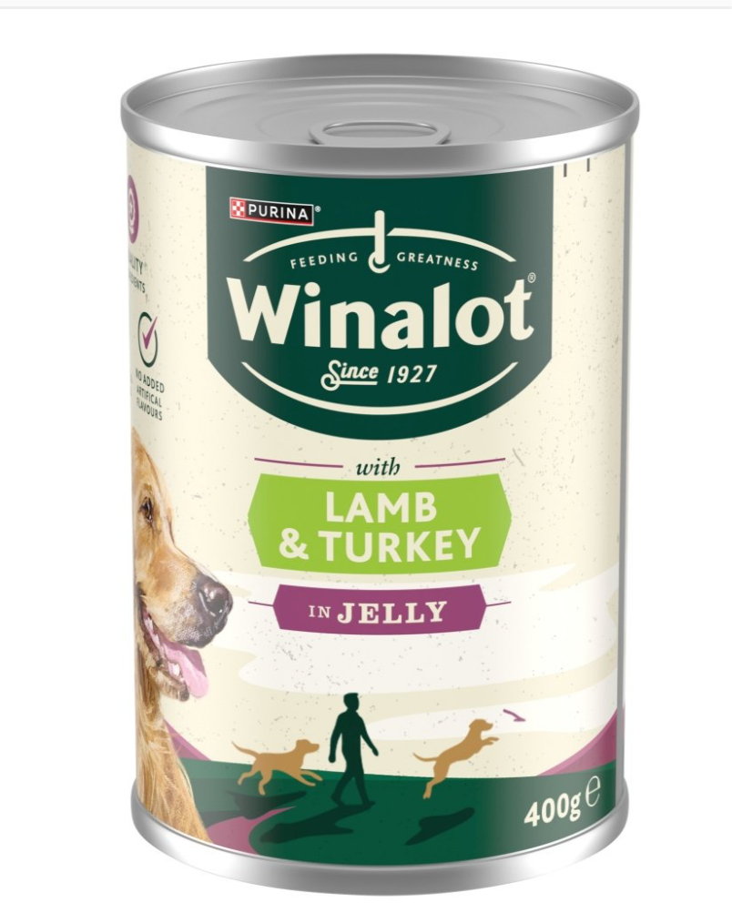 Winalot Classic with Lamb & Turkey in Jelly 12 x 400g